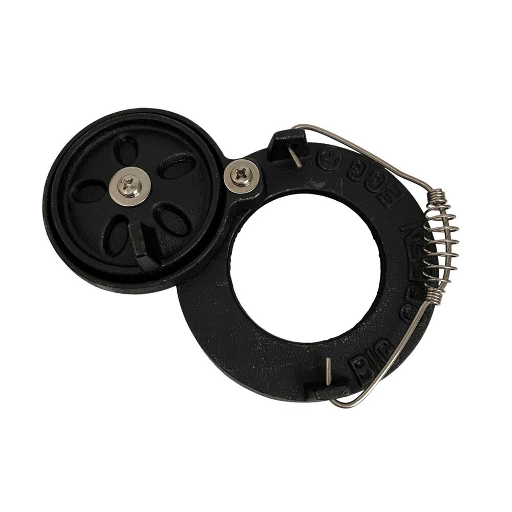Big Green Egg Cast Iron Daisy Wheel Dual Function Vent Cap Fits Small & MiniMax - Picture 6 of 6